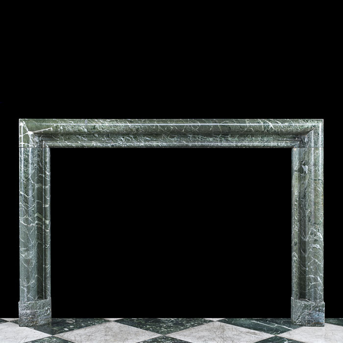 19th Century Tinos Verde Marble Bolection
