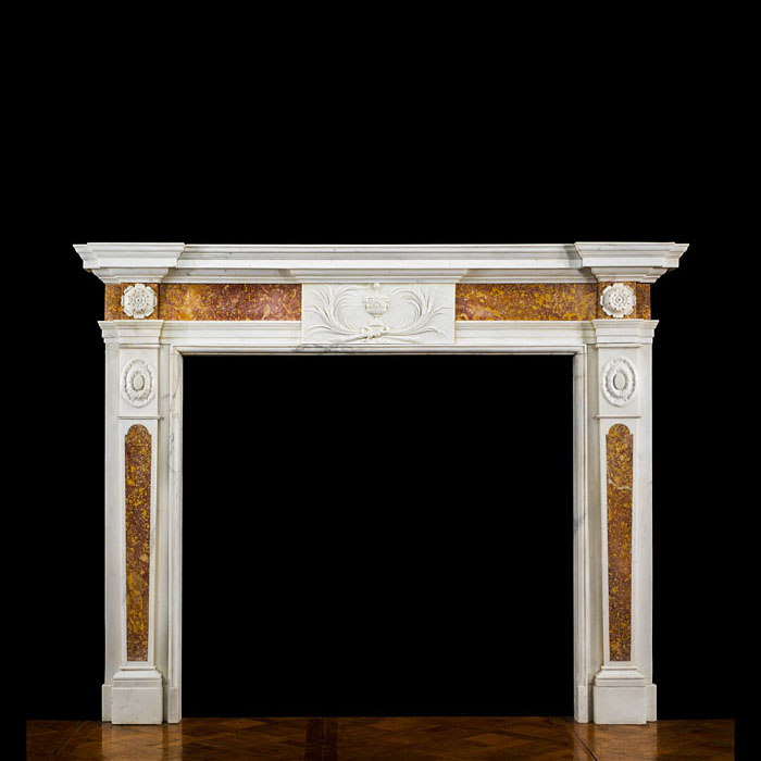 An 18th century Statuary Marble Chimneypiece