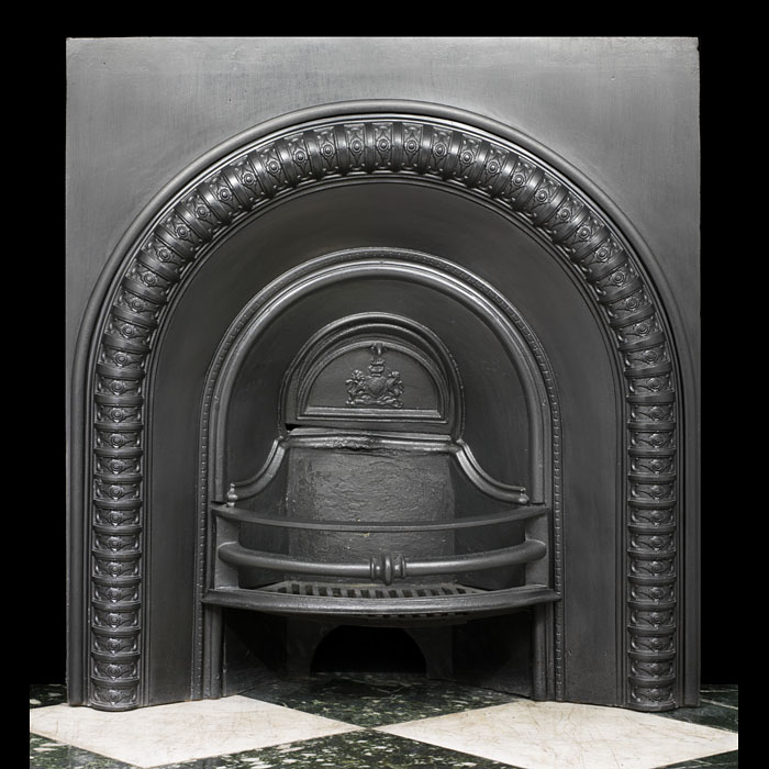  A Small Victorian Arched Fireplace Insert