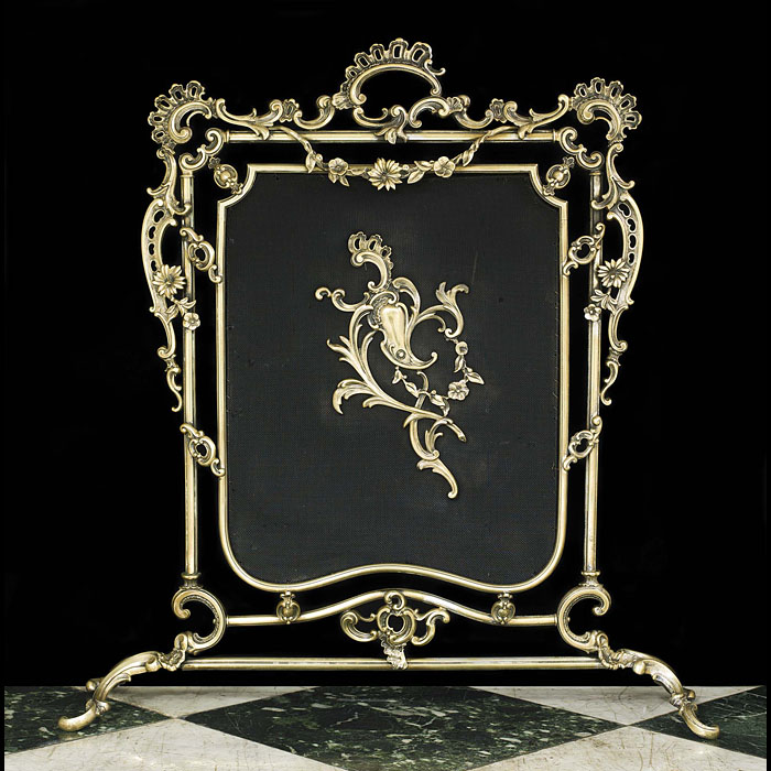 Early 20th Century Rococo Style Fire Screen