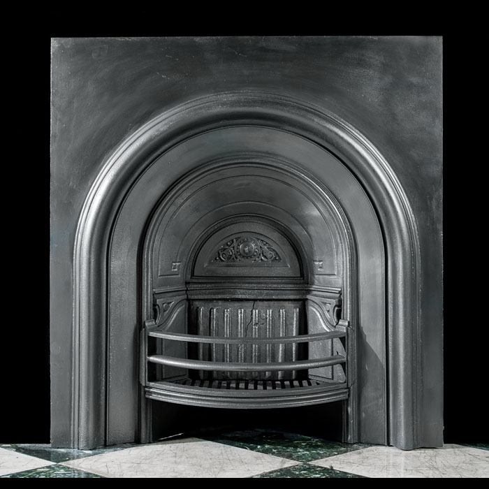 An Arched Victorian Fireplace Insert