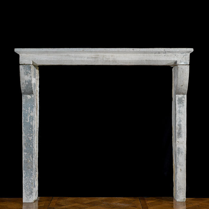A Small Stone French Rustic Fire Surround