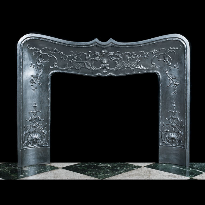 A Large Rococo Style Fireplace Insert