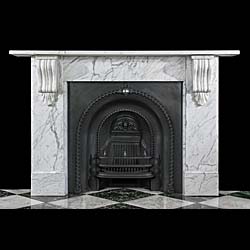 An English Marble Victorian Fireplace