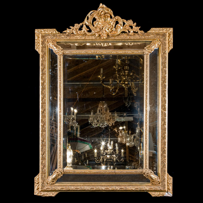 19th Century Gilt Wall Mirror 