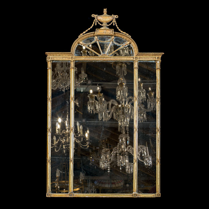  Adam Neoclassical Revival Gilt Mirror 