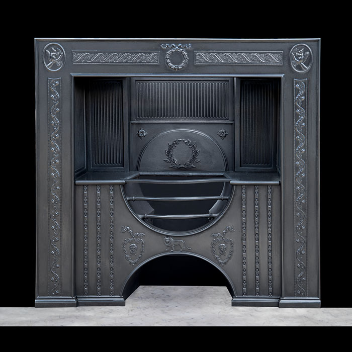 A Neo Classical Cast Iron Register Grate