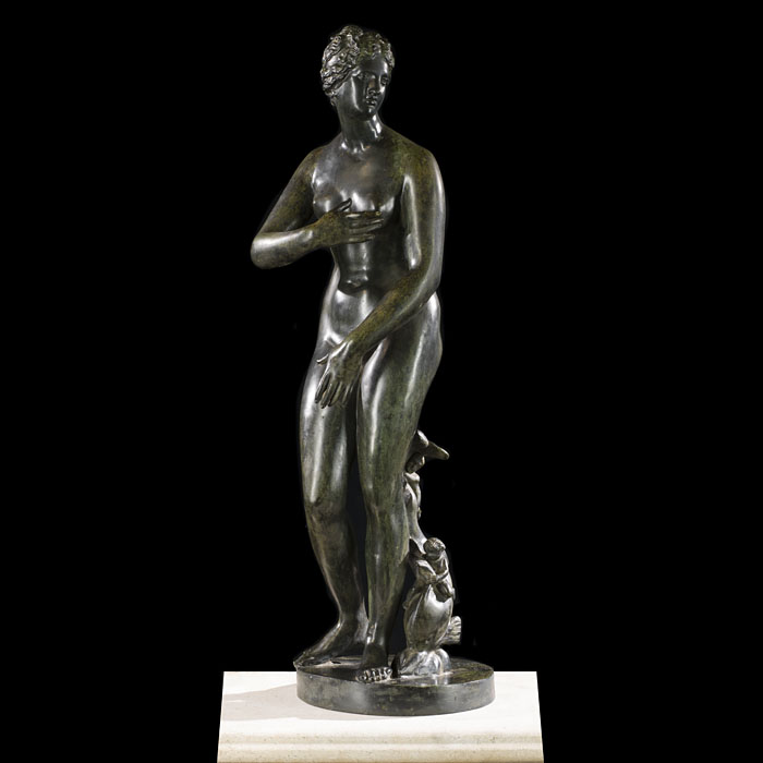 Antique Patinated Bronze Venus de Medici 