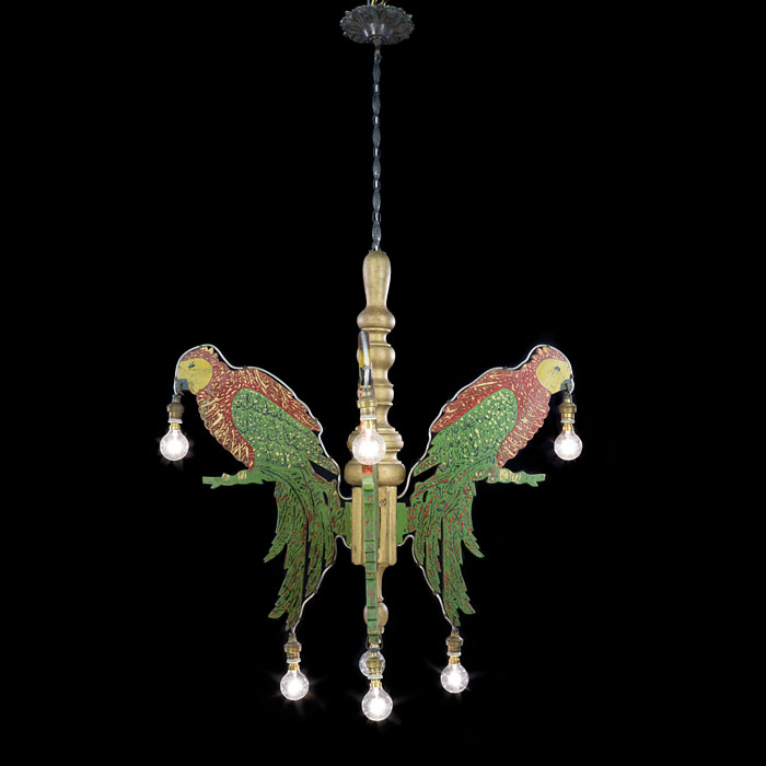 Rare and Whimsical Chandelier Attributed to Sir Edwin Lutyens 
