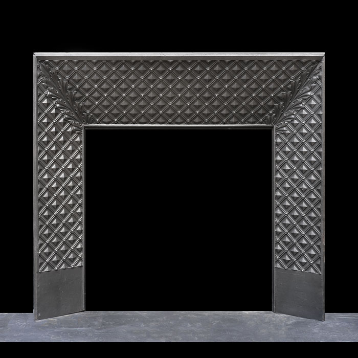 English Cast Iron Fireplace Insert 