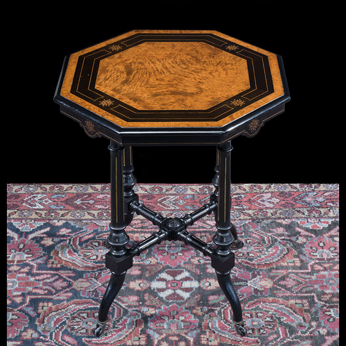 Aesthetic Movement Octagonal Occasional Table 